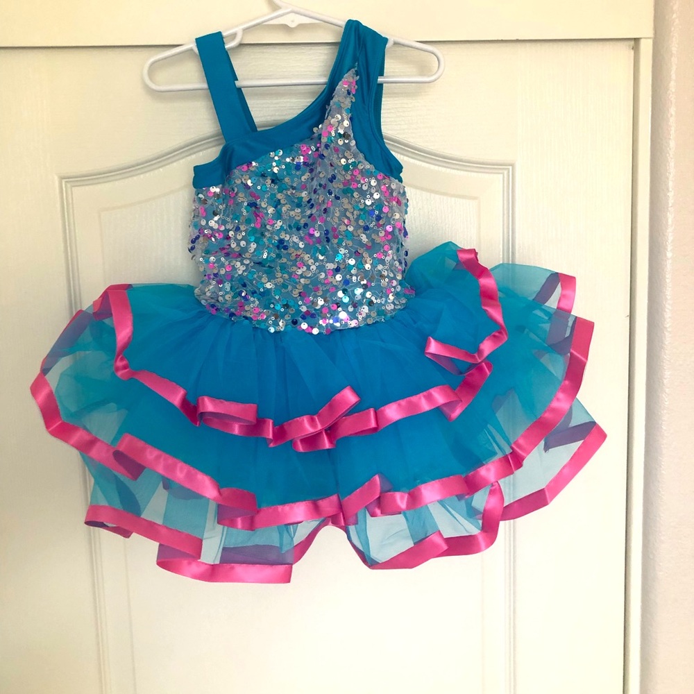 Girl Dress Wedding Dance Costume